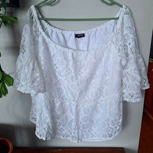 White Lace Blouse